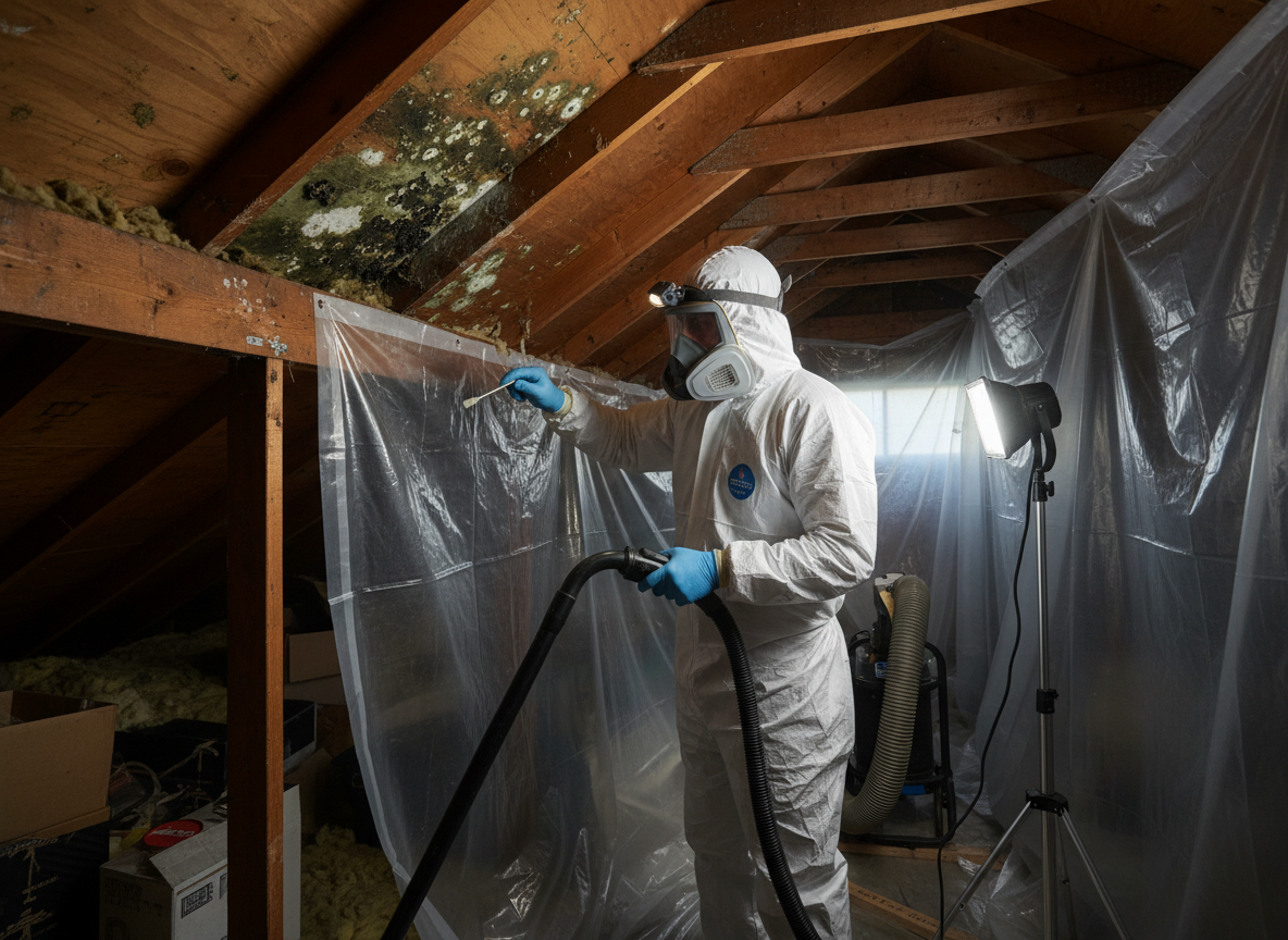 Attic Mold Testing and Removal in Chatsworth, CA